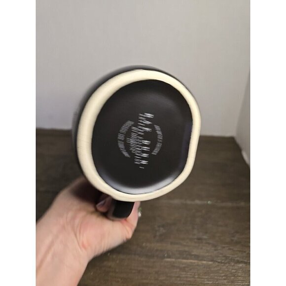 NWT Rae Dunn Artisan Fighter Coffee Mug Black White Lettering 2021 - Picture 7 of 8